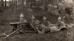 Soldaten der I. bayrischen Ersatz-MG-Abteilung